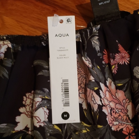 NWT - Floral Printed One Shoulder Blouse - Picture 2 of 5